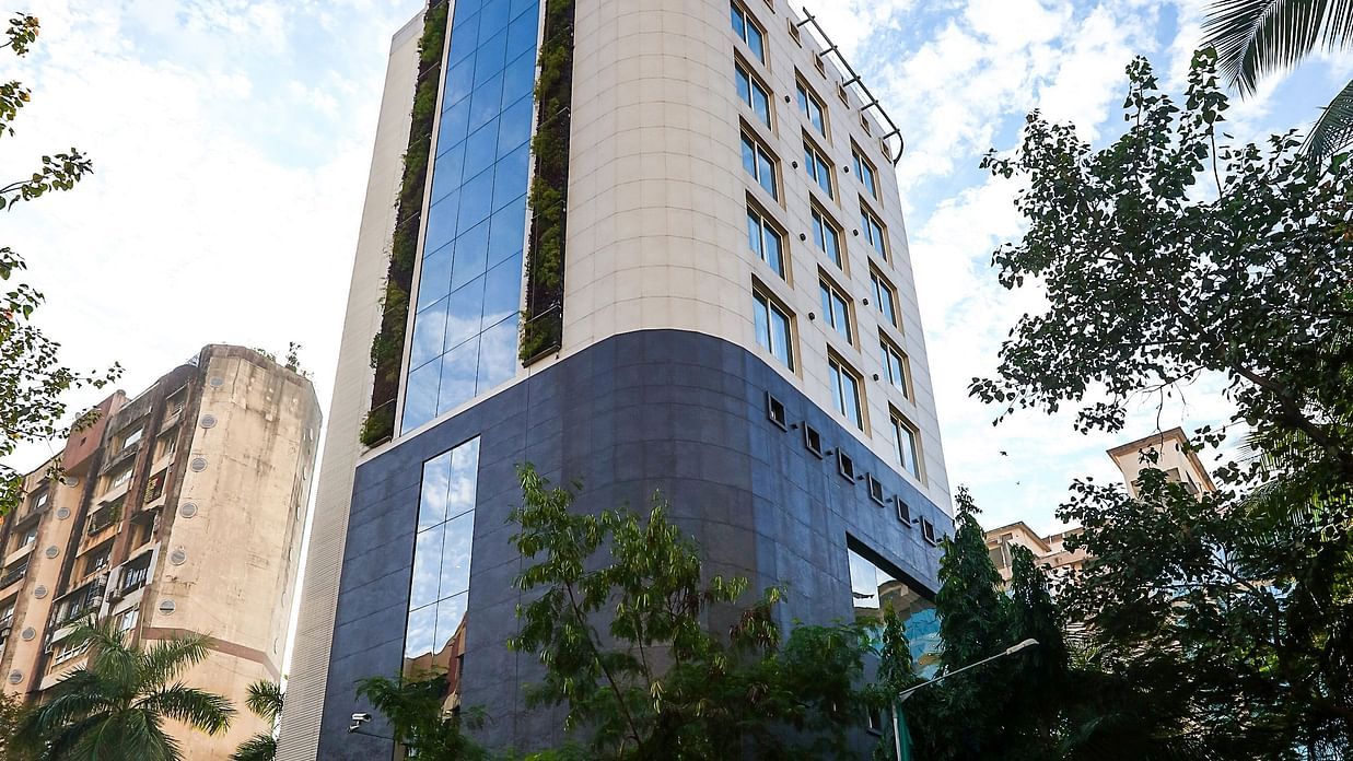 The Empresa Boutique Hotel - the exterior facade of the hotel in Andheri, Mumbai