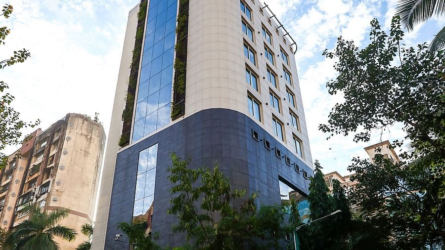 The Empresa Boutique Hotel - the exterior facade of the hotel in Andheri, Mumbai