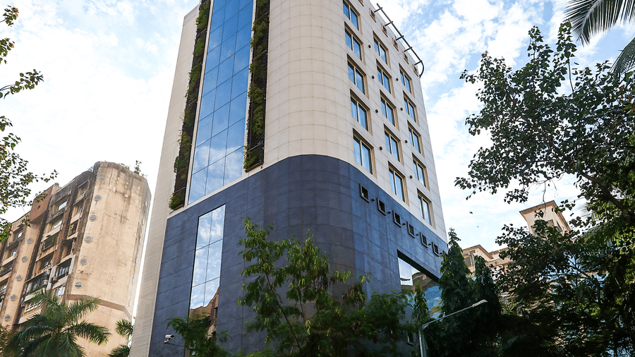 The Empresa Boutique Hotel - the exterior facade of the hotel in Andheri, Mumbai