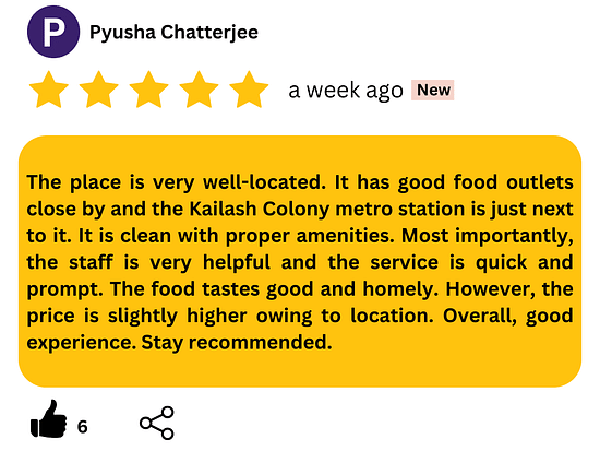 Lime tree 402 has been a home to us for the past 1 month. Its location is very near to Medanta. It takes 10 minutes walking. The service here is excellent. The rooms are kept in sparkling clean. A 1