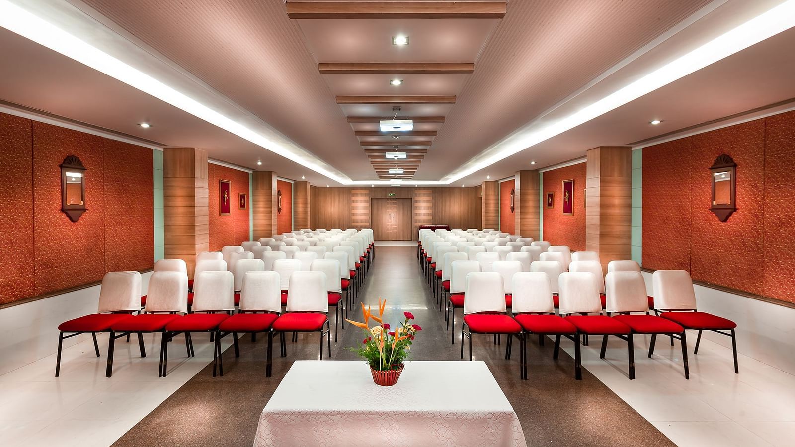 An image of an event hall with a lot of chairs at Regency Madurai by GRT Hotels