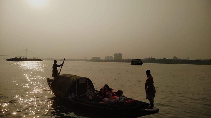 a boatride across River Hooghly during summer by Polo Floatel
