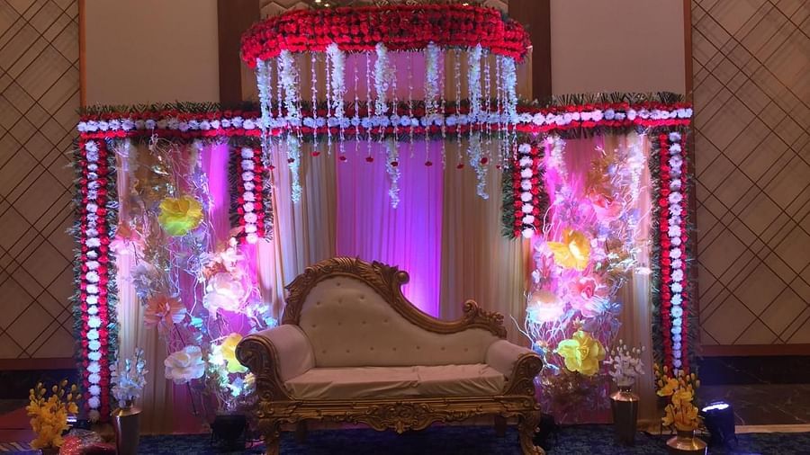 stage set up for a ceremony