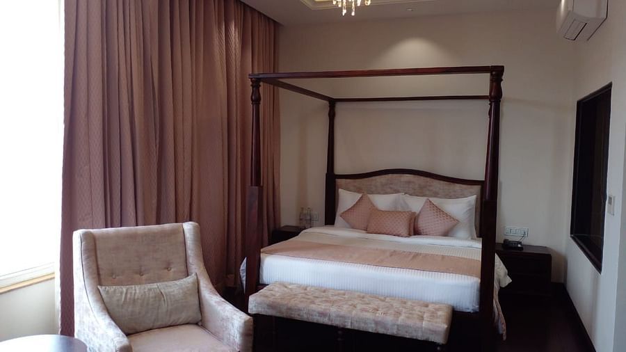 The Bedroom of Orchid Suite at our Luxury  hotel in Shimla - The Orchid Hotel Shimla