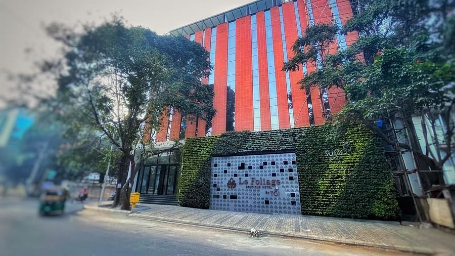 Facade of Le Foliage by TGI, Bangalore 
