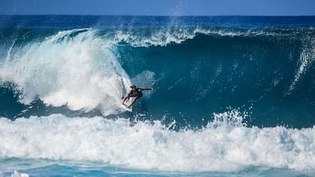 surfing a wave 2