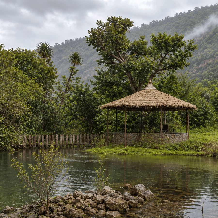 Gazebo and Fishing Point - In House Experiences - Surya Bagh-Ajabgarh