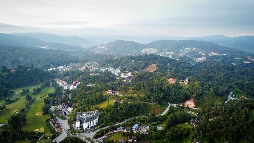 Town on Green Hills