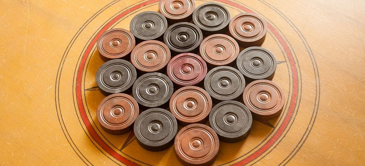 A carrom board