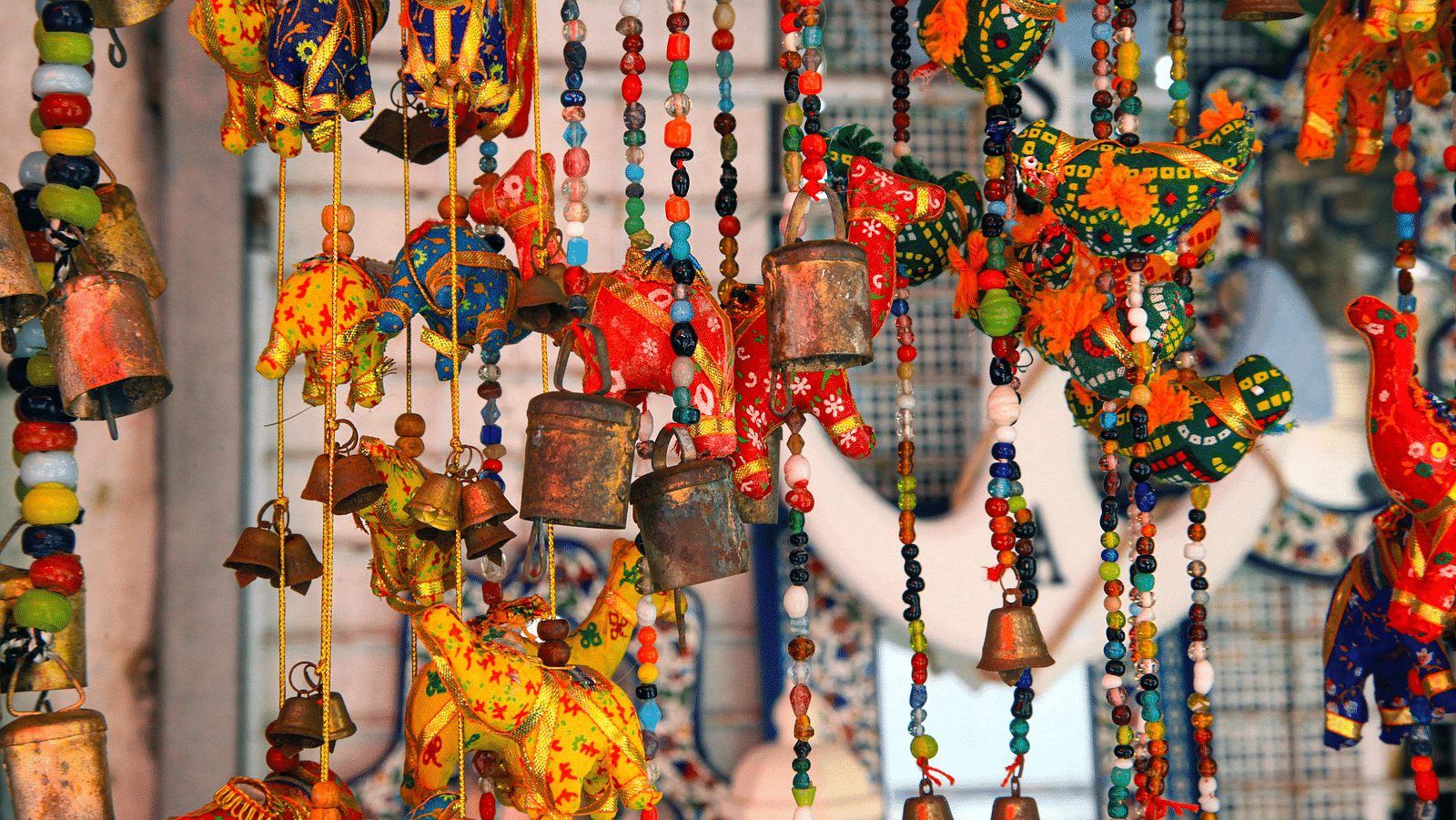 an image of colourful handcrafts 