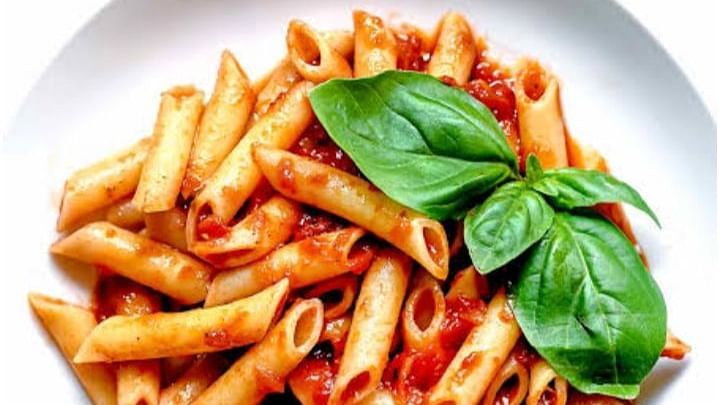 The orchid lonavala - red pasta with dressing at Boulevard