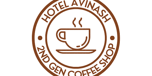 Brown and White Coffee Shop Logo