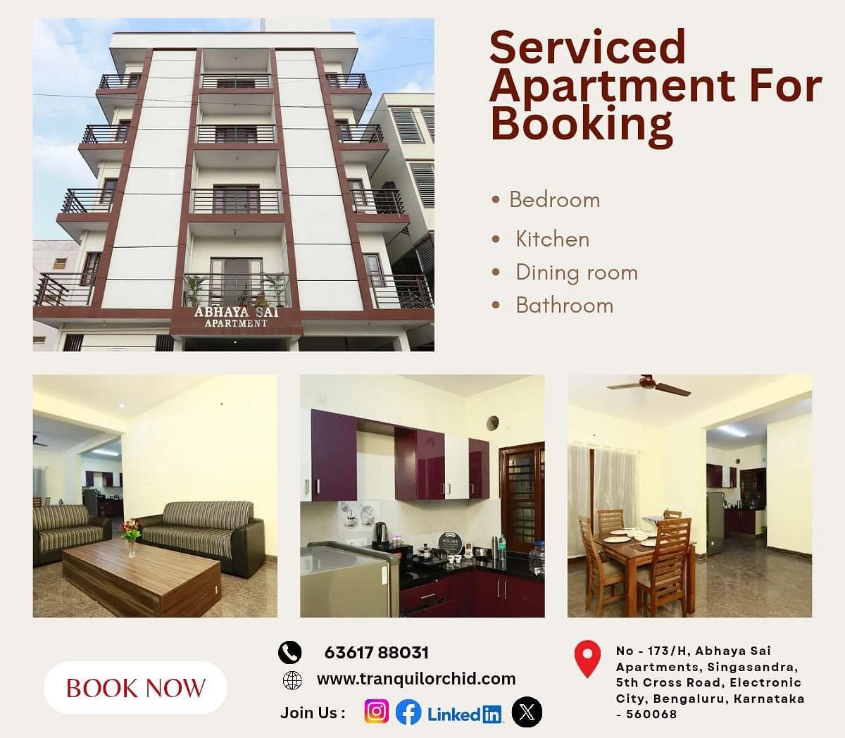 comfort, convenience, and luxury for your extended stay in Bengaluru