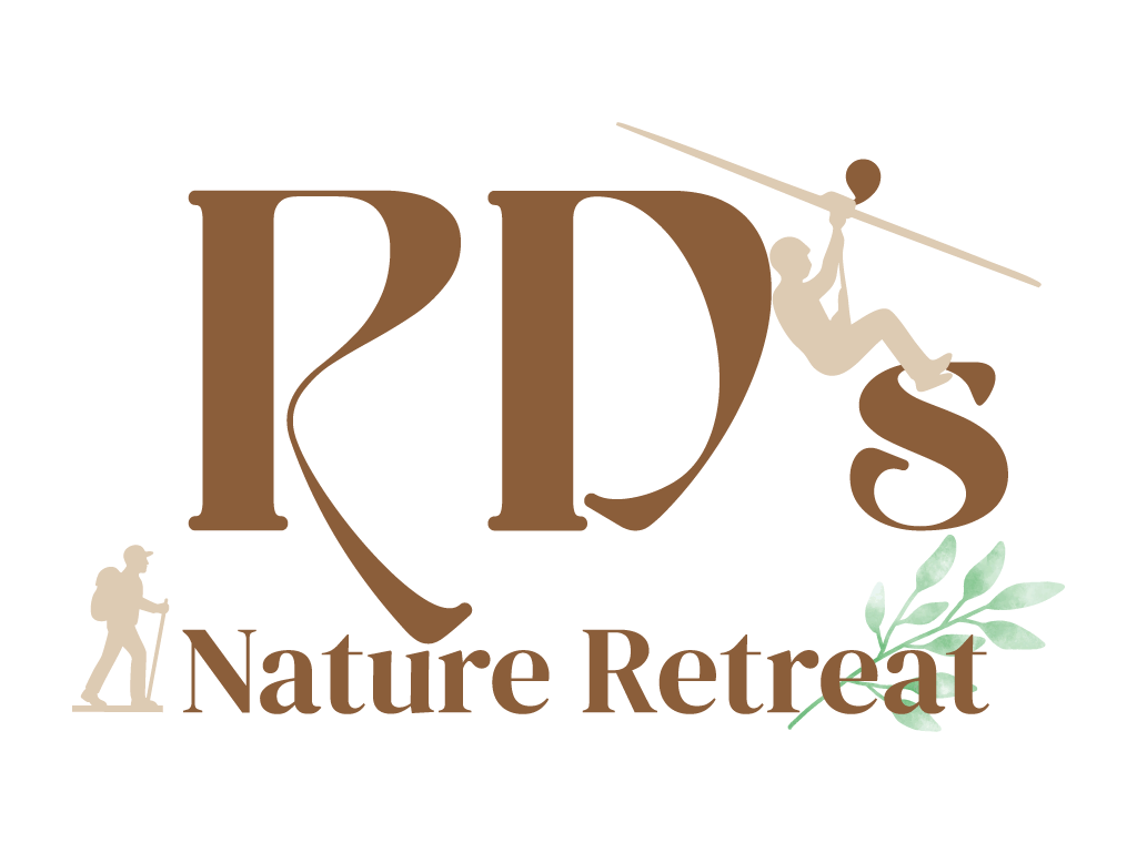 Logo which reads 'RD's Nature Retreat'.