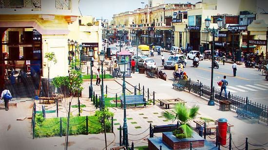 Hazratganj Market Near The Piccadily Hotel Lucknow