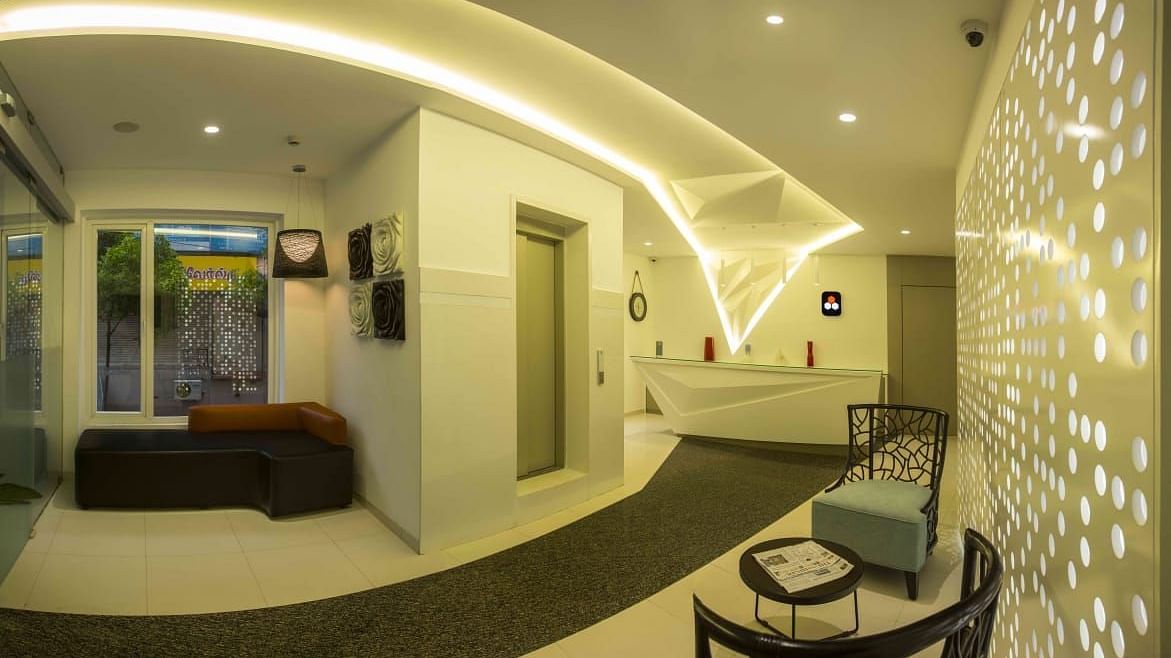 Reception area at Mayberry Tiruppur
