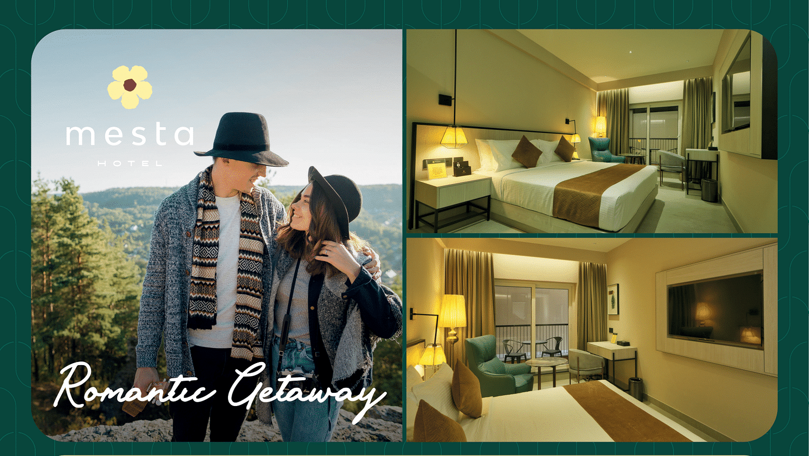 HONEYMOON 2-3 PRIDE ROOM poster with all the inclusions and details about the package