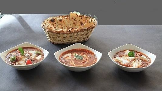 alt-text North Indian dishes on a table