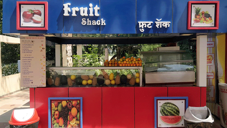 Water Kingdom - Fruit shack stall at our water park