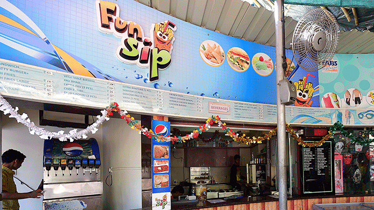 Water Kingdom - Fun Ship stall at our water park
