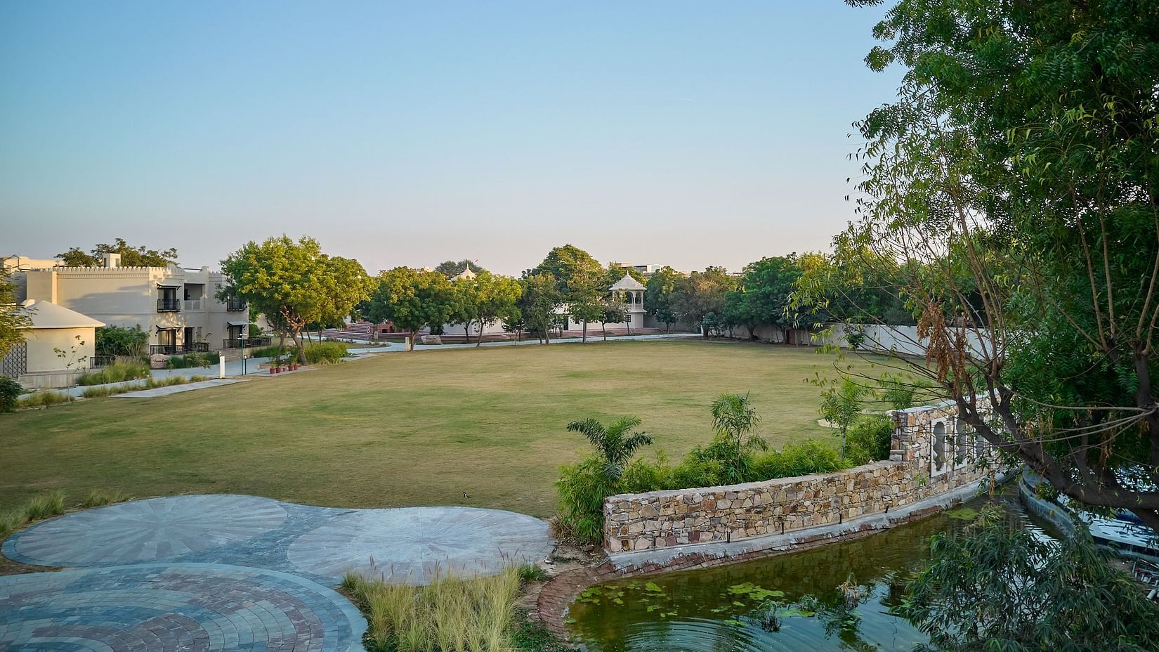 Central lawn