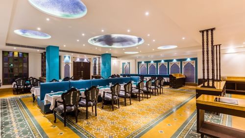 Restaurant Nosh at Sairafort Sarovar Portico Jaisalmer, best restaurant in Jaisalmer