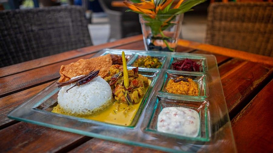 food served on a clear plate 2