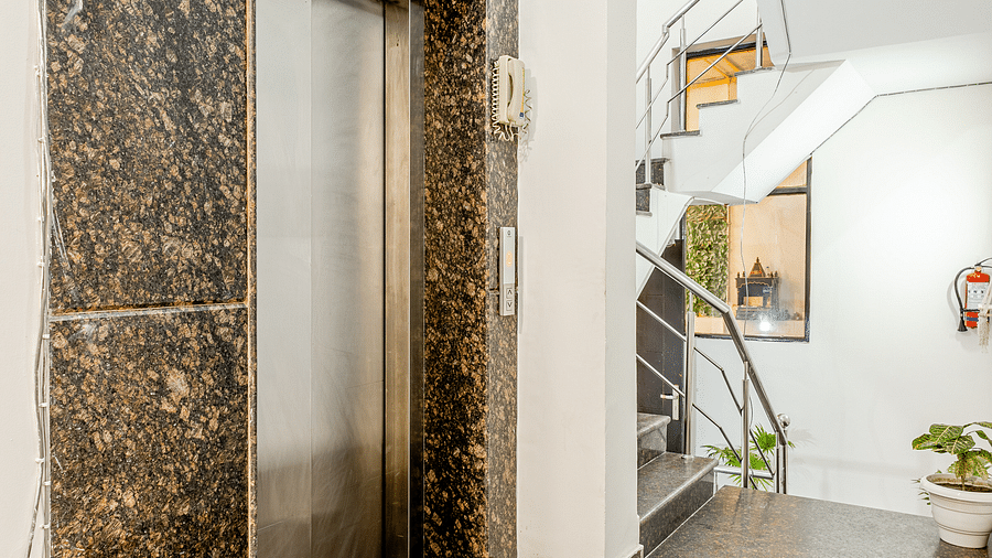 Side view of the lift area at Lime Tree