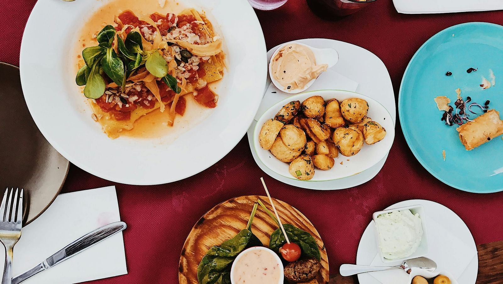 Dinnerware on Table