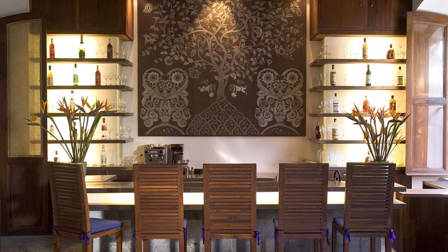 The  Governor's Lounge at Hotel  Le Dupliex Pondicherry