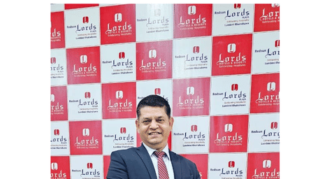 A magazine article about Sudhir Jena and sustainability 2.0 with the Lords Hotels logo.