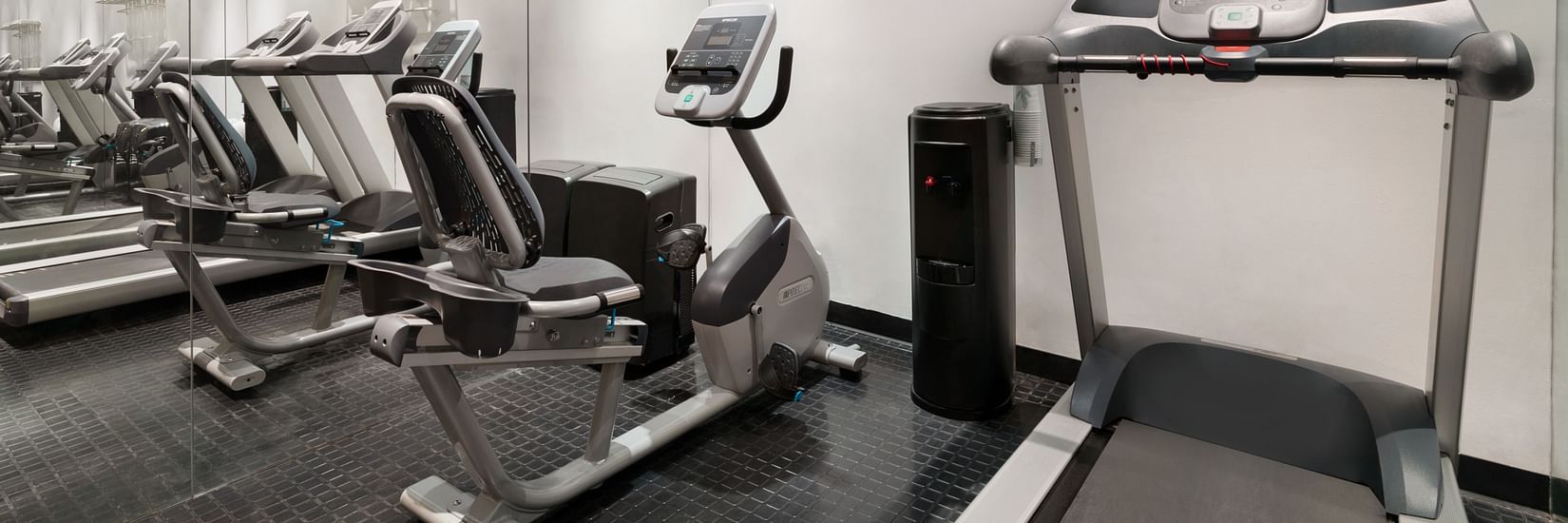 A well-equipped exercise room at Night Hotel Broadway
