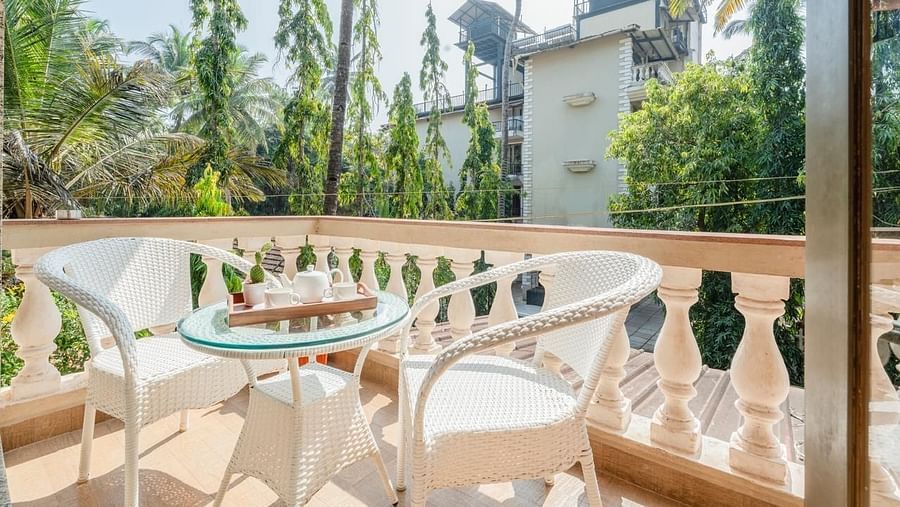Image of Premium Room Balcony with view of the surrounding area Calux Joia Do Mar Resort, Goa.
