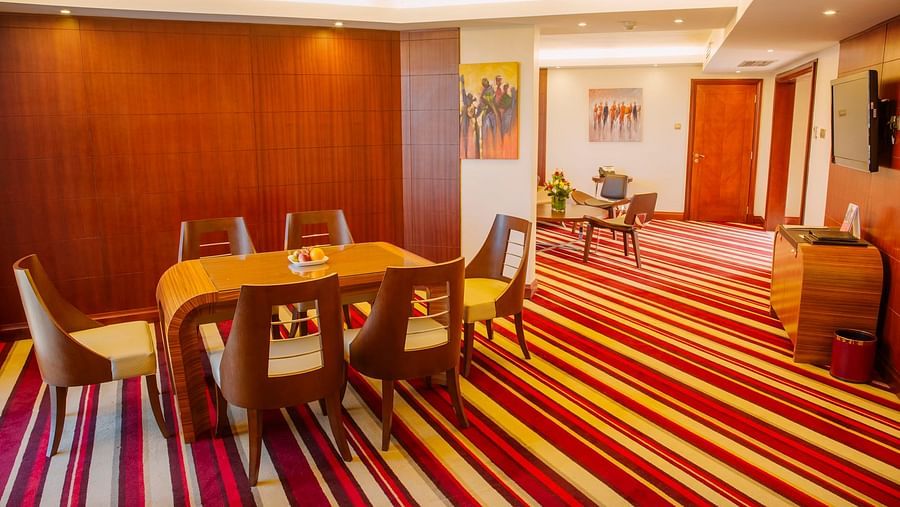 Presidential Living Dining Area, suite in Nairobi