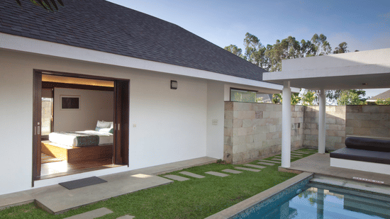 Backside view of Estate Villa with Private Pool in Chikmagalur - The Serai, Chikmagalur.