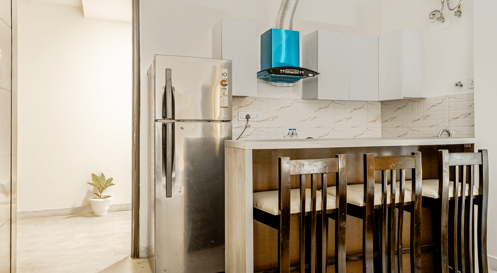 View of the dinning area at Lime Tree