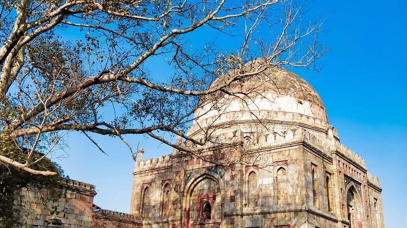 The facade of Lodhi Garden