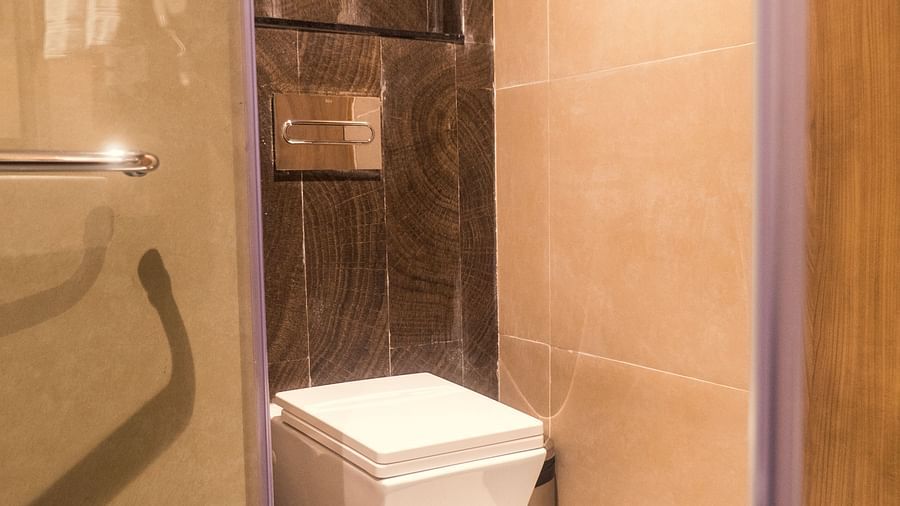 vanity area of a washroom of Deluxe Room at 