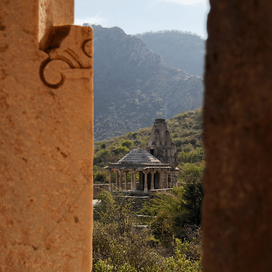 Temple at Bhangarh - Picnic at Bhangarh-Guest Rooms-Surya Bagh - Boutique Hotels in Ajabgarh Rajasthan