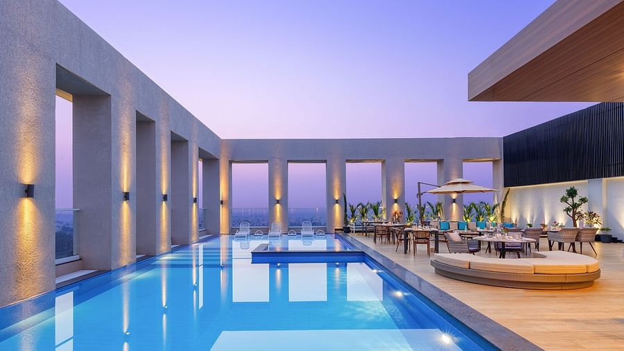 Terrace Lounge at Sarovar Junagadh 2