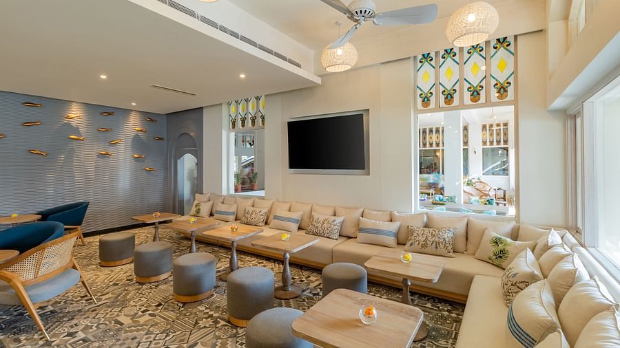 interior of a restaurant