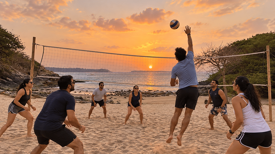 Evenings Beach Volley Ball