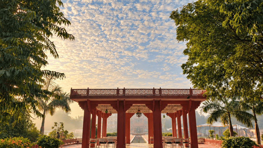 Baradari-UPD-Sunlit Heritage Pavilion Pathway