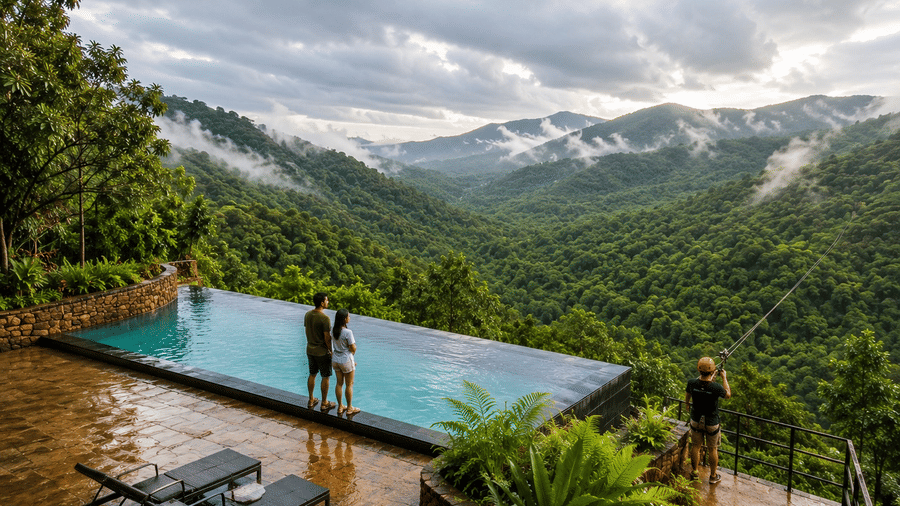 Adventure Resort in South Goa at Nature Trails Riverview Rock Valley Goa