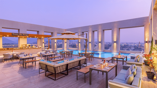 Terrace Lounge at Sarovar Junagadh 1