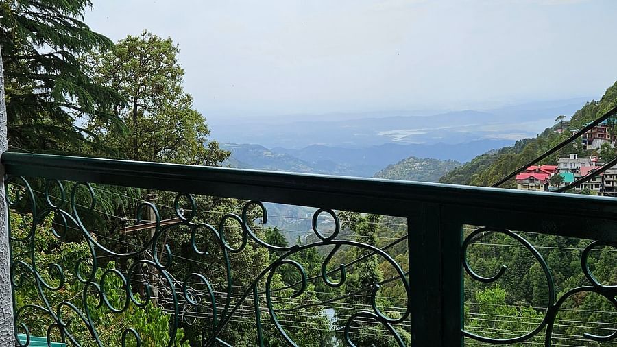 Mounain views from the sit-out area | Mongas Hotel & Resort, Dalhousie
