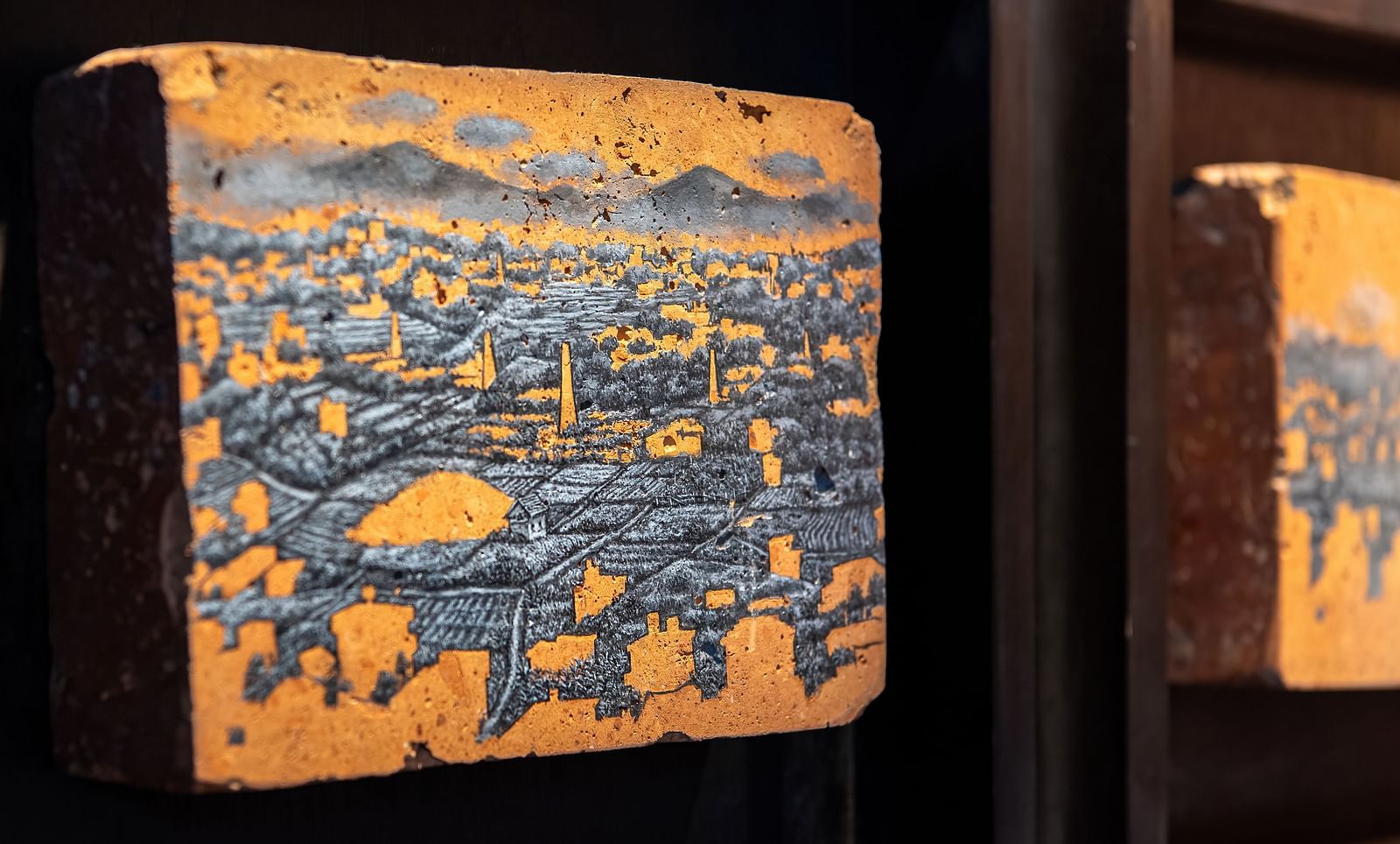 The artwork of the Sky garden hung on the wall - The Nanee