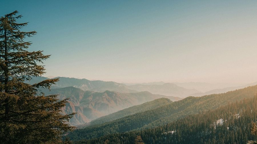 view of mountains