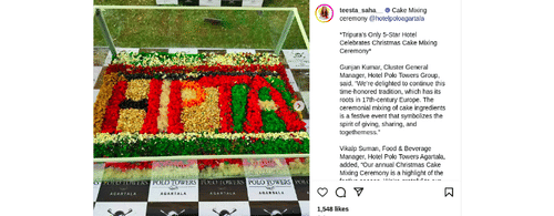 Instagram Media post of hotel polo Towers