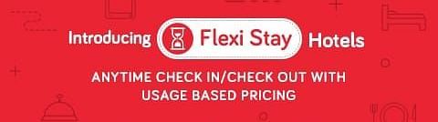 A poster of the Flexi Stay option available at our hotel in Roorkee - Motel Divine International, Roorkee
